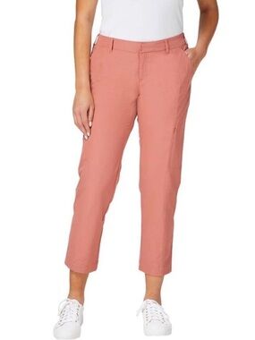 Kirkland Signature Pink Coral Cropped Travel Pants